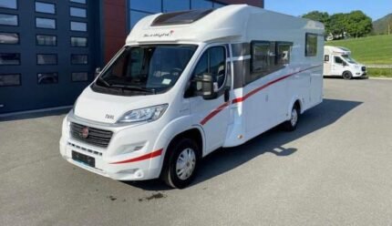 FIAT DUCATO 2.3 131 CH Sunlight 2018 , manuelle , lit centrale , 33845 Km certifié , 5 places , 5 couchages, permis B / Prix :28000€