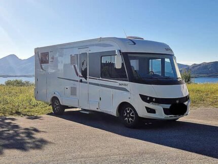 Prix : 45000€  FIAT 2.3 150 CH Rapido 855F Exclusive , année : 2020 , diesel , kilométrage : 23500 Km , 4 places , 4 couchages , permis B , panneaux solaires, test d’étanchéité ok, porte vélo , 