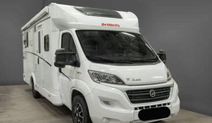 Prix : 37000€, 5 couchages   VOUS VENEZ VOIR , TESTER ET ACHETER ! PRENEZ RENDEZ-VOUS   FIAT 2.3 140 CH Dethleffs Just T7052 , année : 2021 , 47900 KM , automatique, diesel , 5 places , 5 couchages , permis B , panneaux solaires , 