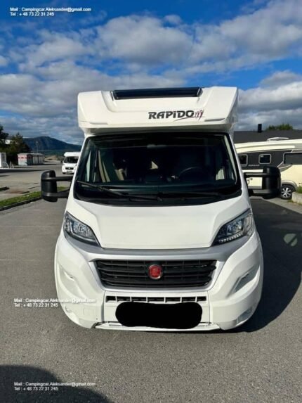 Prix : 26000€  FAIT 2.3 131 RAPIDO S6 , 2016 , MANUELLE, DIESEL, 5 places , 5 couches , lit centrale , permis B , 52 405 km certifié