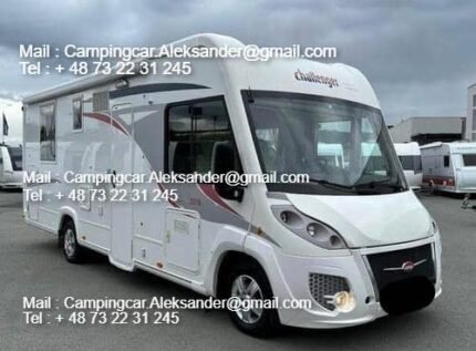 Prix : 18500€  FIAT 2.3 150 CH Challenger Sirius , automatique, année : 2013 , diesel , automatique, 4 places , 4 couchages , permis B , panneaux solaires , kilométrage : 110.000km