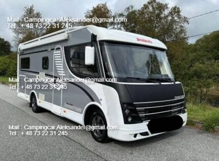 Prix : 15000€  FIAT 2.3 130 CH Dethleffs ADVANTAGE, année : 2008 , diesel , kilométrage : 96000 Km , 4 places , 4 couchages , permis B , panneaux solaires , test d’étanchéité ok , 