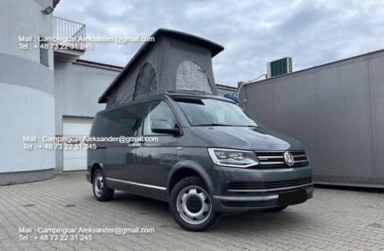 Prix : 18000€   Volkswagen T6 DSG 4×4 MERCUS CAMPER CALIFORNIA , 2018 , 2.0 150 CH , 4 places , 4 couchages , diesel , automatique