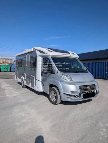 Prix : 17000€ , FIAT WEINSBERG R58 – 2014 – 4 PLACES – 7,43 m – 76 000 km – FIAT 2.2 Diesel – ÉDITION COMPACTE & FAMILIALE