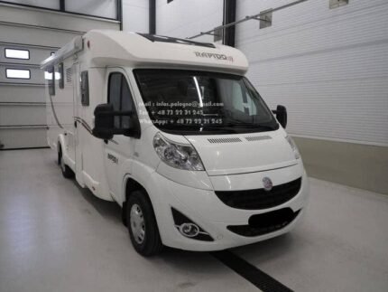 Prix : 16000€, Fiat Ducato Rapido F T691 – 2012 – 56 700 km – 131 CH – Boîte manuelle – Lit central Queenbed