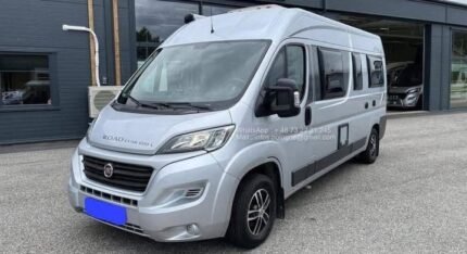 Prix : 19500€ ,Fiat Pössl Roadstar 600L – 150 ch – Compact & Équipé – 2017 - 54 637 km | 4 couchages | Markise | Sykkelstativ | Truma varmesystem
