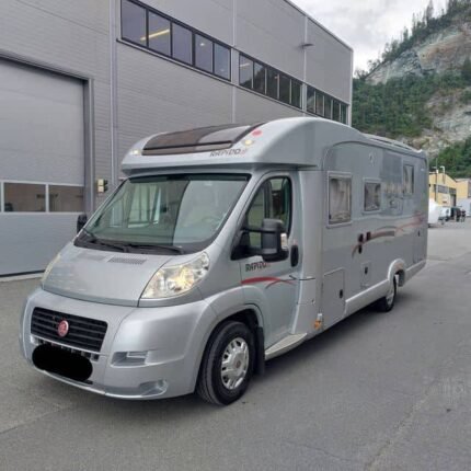 Prix : 15000€ ! FIAT Rapido 7090 – 2.3L 130 ch – 2008 – Lit central – Permis B – 114 500 km – Garantie incluse